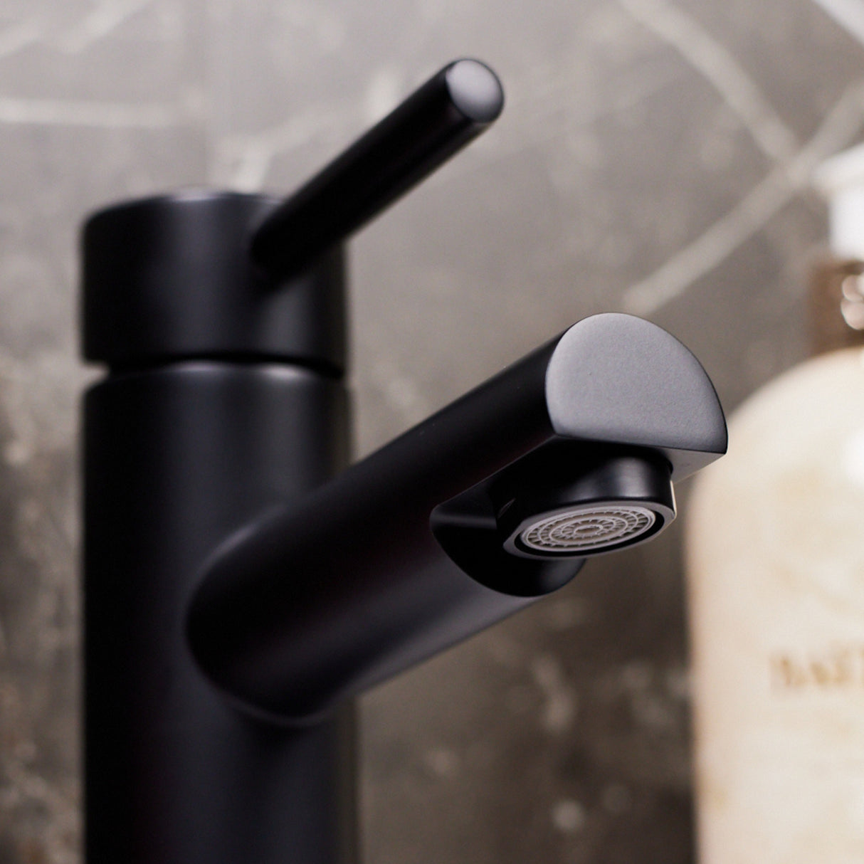 Ellsi Juke Mono Basin Mixer Tap MATT BLACK JUK-01-MB LS4