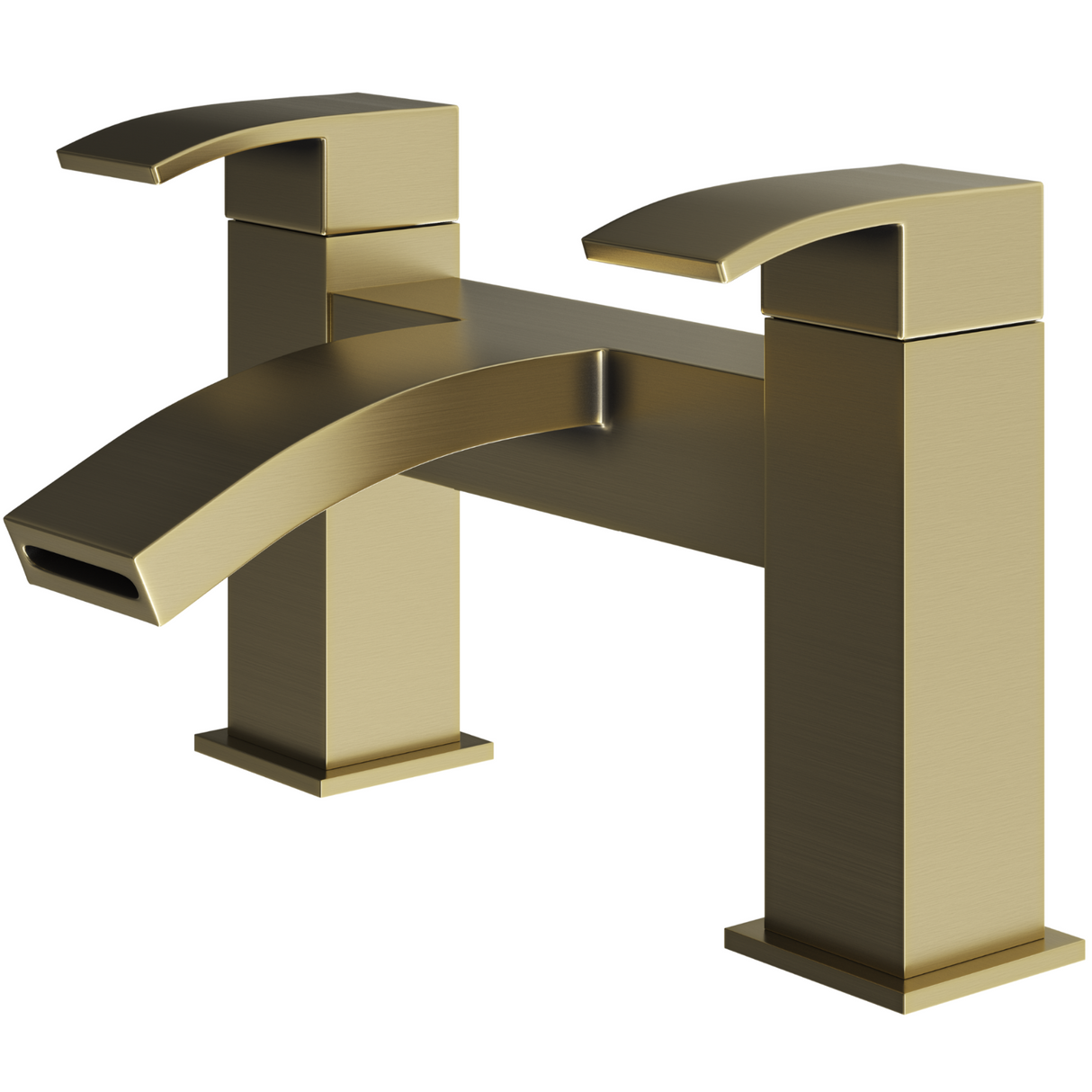 Ellsi Kinlin Waterfall Bath Filler Tap BRUSHED BRASS KIN-03-BB