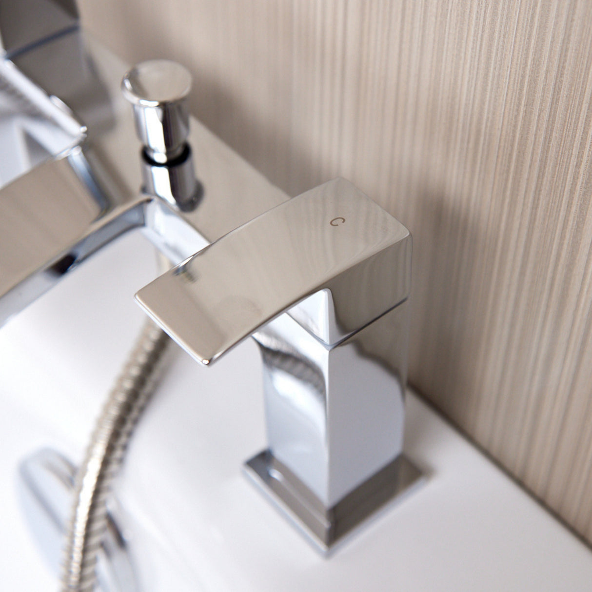 Ellsi Kinlin Waterfall Bath Shower Mixer Tap & Shower Kit CHROME KIN-02-CH LS3