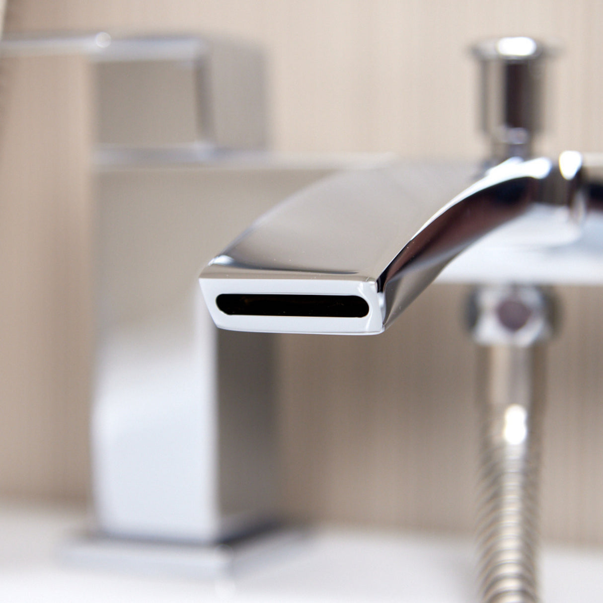 Ellsi Kinlin Waterfall Bath Shower Mixer Tap & Shower Kit CHROME KIN-02-CH LS5