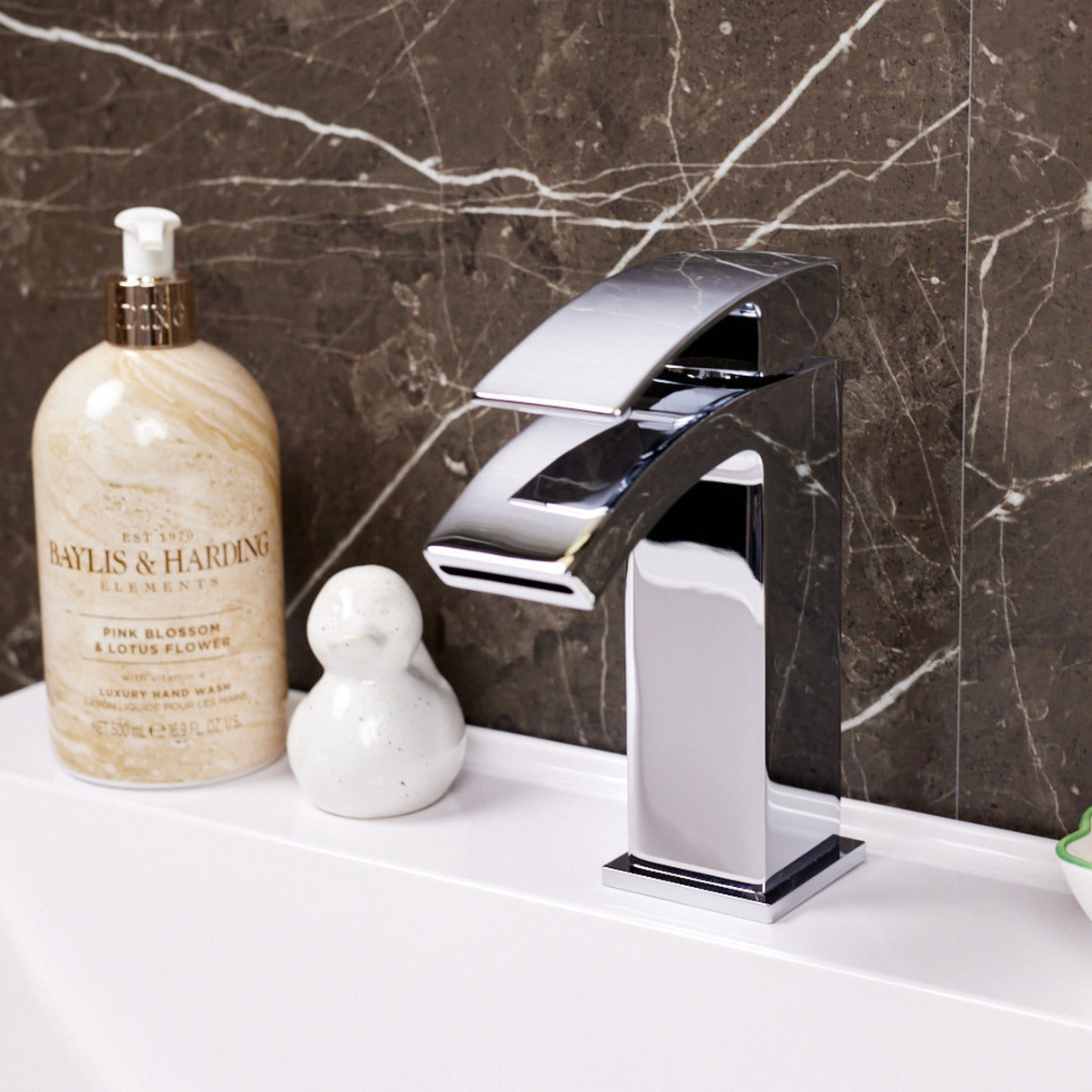 Ellsi Kinlin Mono Waterfall Basin Mixer Tap CHROME KIN-01-CH LS1