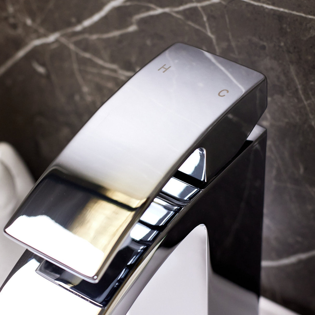 Ellsi Kinlin Mono Waterfall Basin Mixer Tap CHROME KIN-01-CH LS3