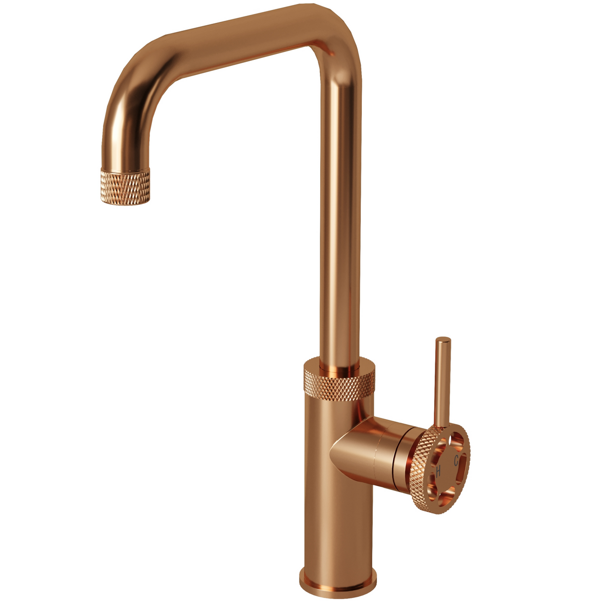 Ellsi Labor Industrial Style Single Lever Kitchen Mixer Tap BRUSHED COPPER LAB-01-BC