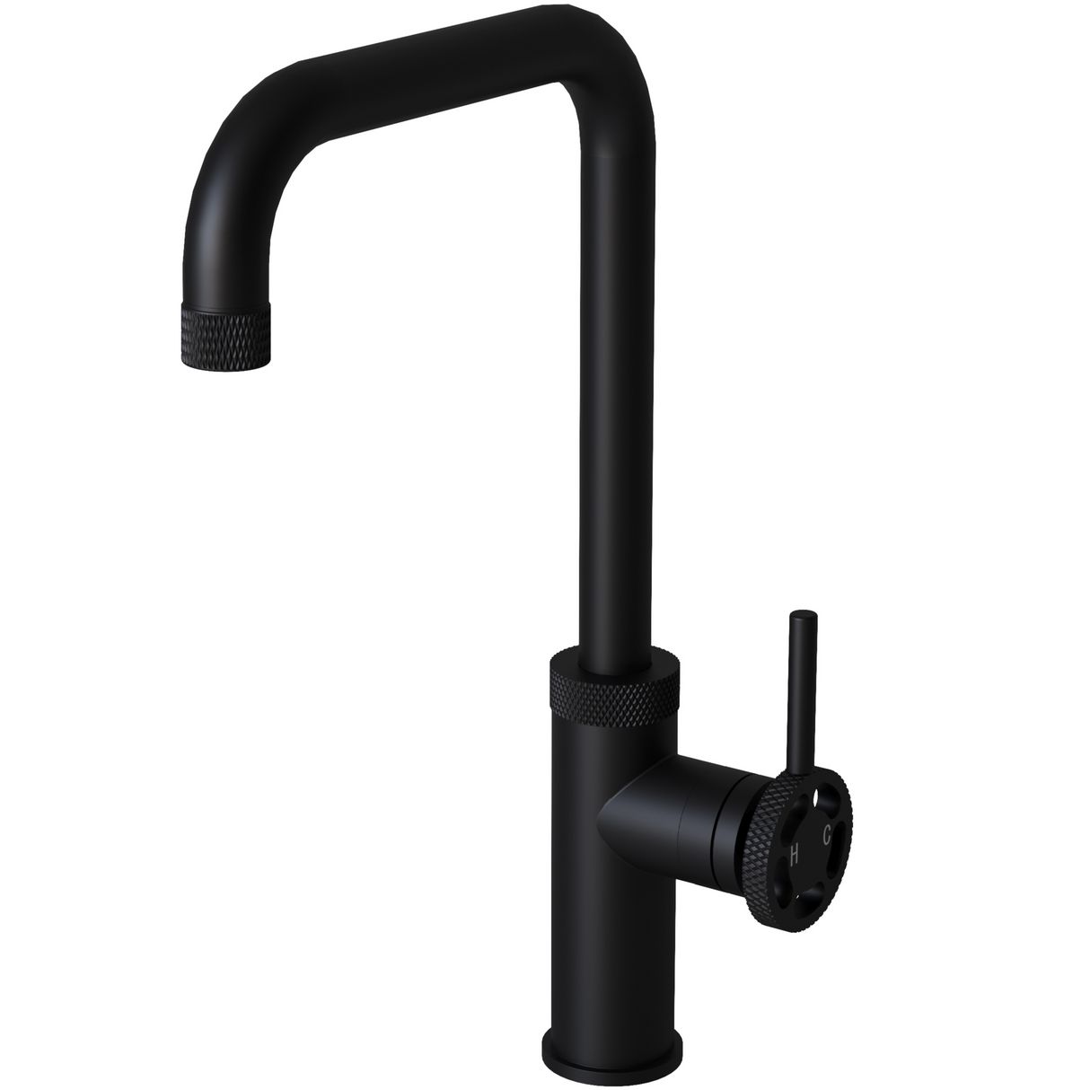 Ellsi Labor Industrial Style Single Lever Kitchen Mixer Tap MATT BLACK LAB-01-MB