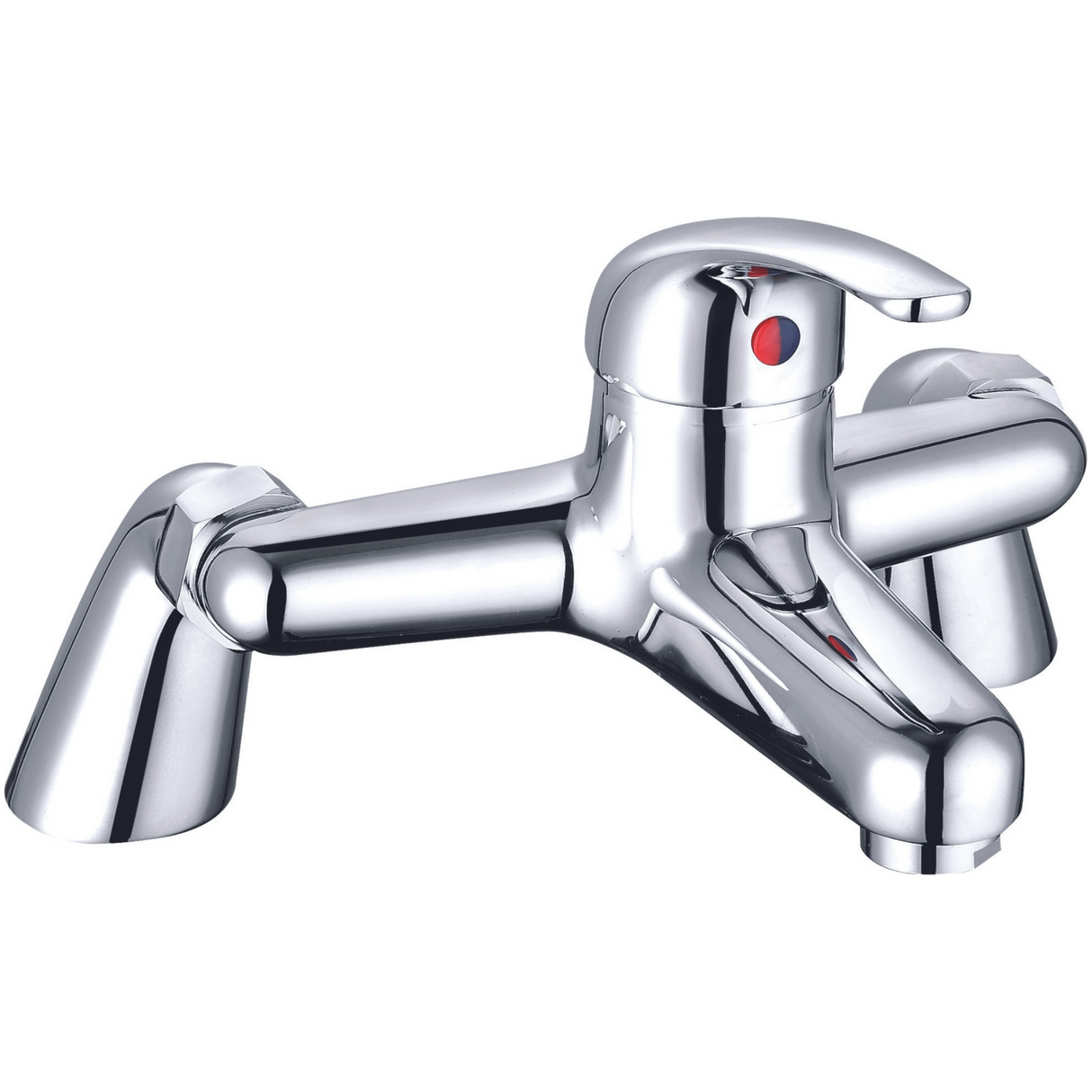 Ellsi Eric Pillar Mounted Bath Filler Tap Chrome LOO-03-CH