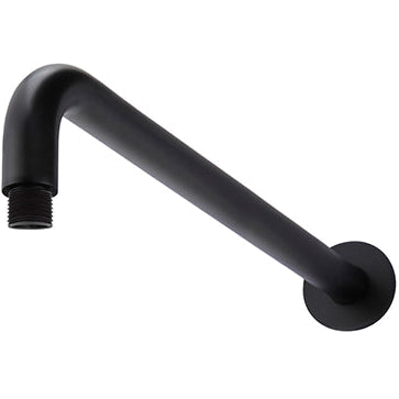 Meir Round Wall Mounted Shower Arm 400mm Matt Black MA09-400_1