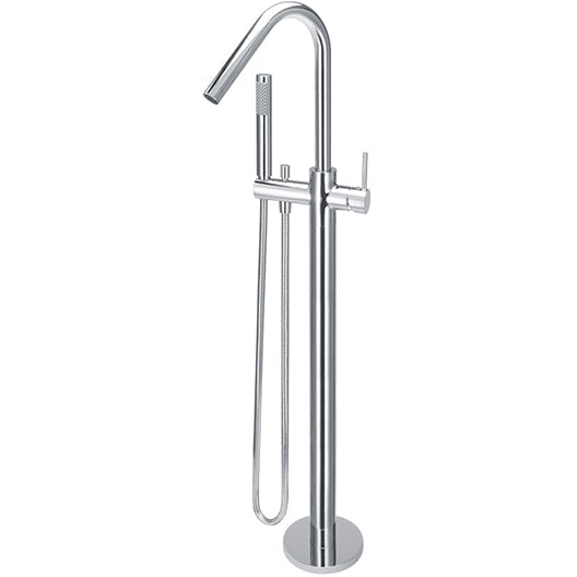 Meir Freestanding Single Lever Bath Shower Mixer Tap With Shower Kit Chrome MB09-C_1