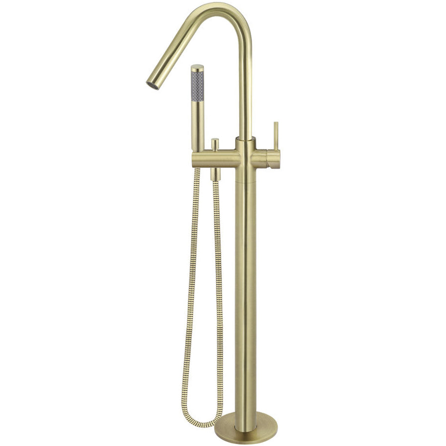Meir Freestanding Single Lever Bath Shower Mixer Tap With Shower Kit Tiger Bronze MB09-PVDBB_1