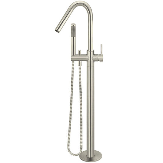 Meir Freestanding Single Lever Bath Shower Mixer Tap With Shower Kit Brushed Nickel MB09-PVDBN_1