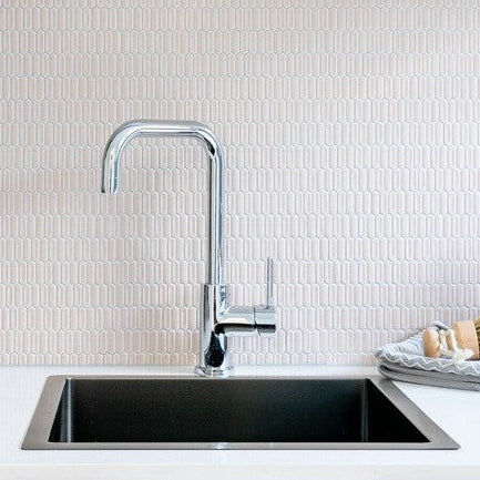 Meir Square Neck Single Lever Kitchen Mixer Tap Chrome MK02-C LS