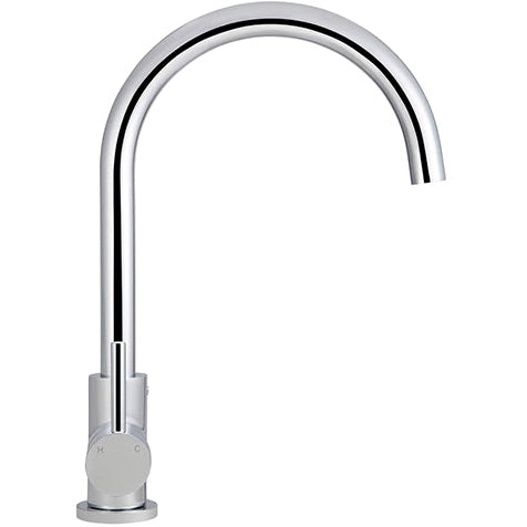 Meir Swan Neck Single Lever Kitchen Mixer Tap Chrome MK03-C_4