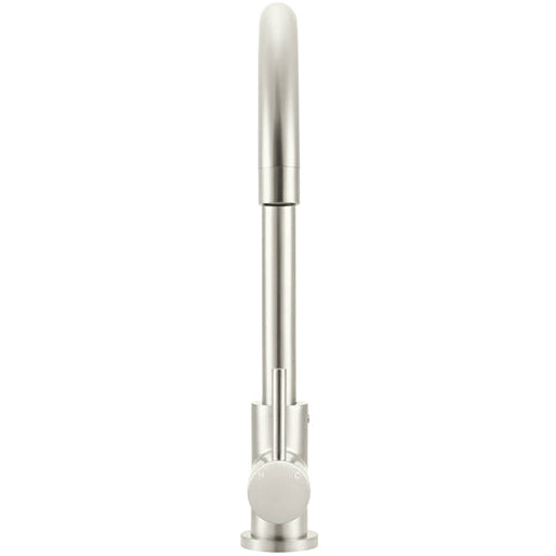 Meir Round Swan Neck Kitchen Mixer Tap Brushed Nickel MK03-PVDBN_3