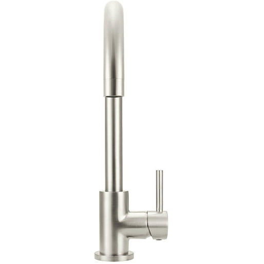Meir Round Swan Neck Kitchen Mixer Tap Brushed Nickel MK03-PVDBN_4
