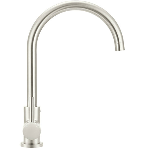 Meir Round Swan Neck Kitchen Mixer Tap Brushed Nickel MK03-PVDBN_5