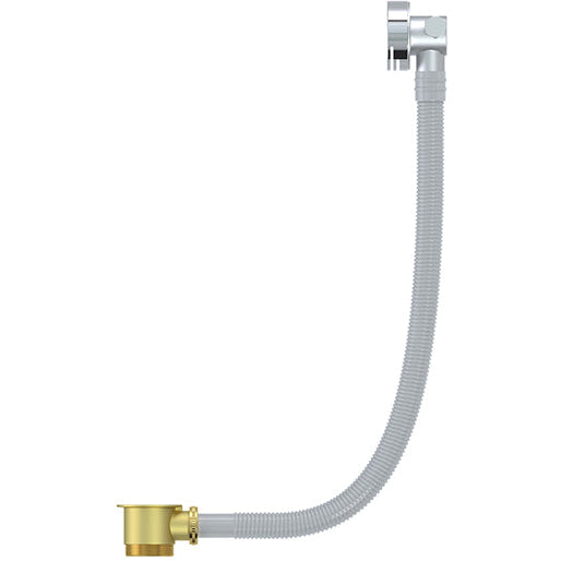 Meir Round Bath Filler & Overflow, Waste Required Chrome MP04-FO-C_2