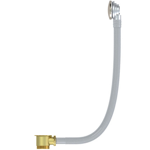 Meir Round Bath Overflow, Waste Required Brushed Nickel MP04-O-PVDBN_2