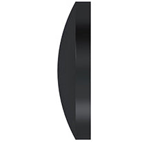 Meir Round Bath Overflow, Waste Required Matt Black MP04-O_4