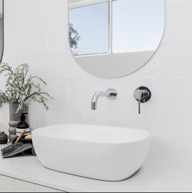 Meir Wall Mounted Bath Spout 200mm Chrome MS05-C LS