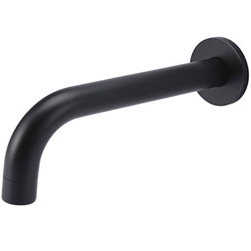 Meir Wall Mounted Bath Spout 200mm Matt Black MS05_3