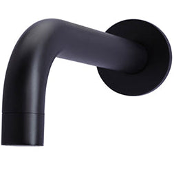 Meir Wall Mounted Bath Spout 200mm Matt Black MS05_4
