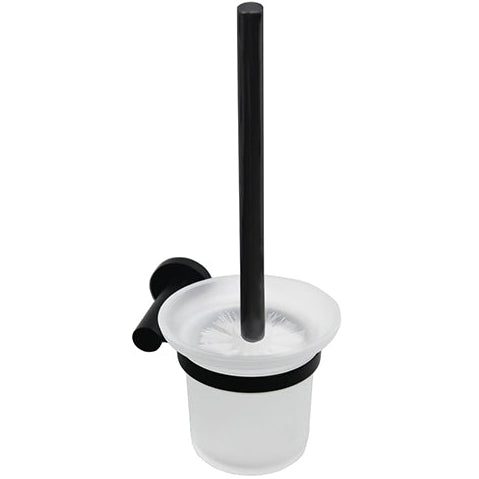 Meir Round Wall Mounted Toilet Brush & Holder Matt Black MTO01-R_3