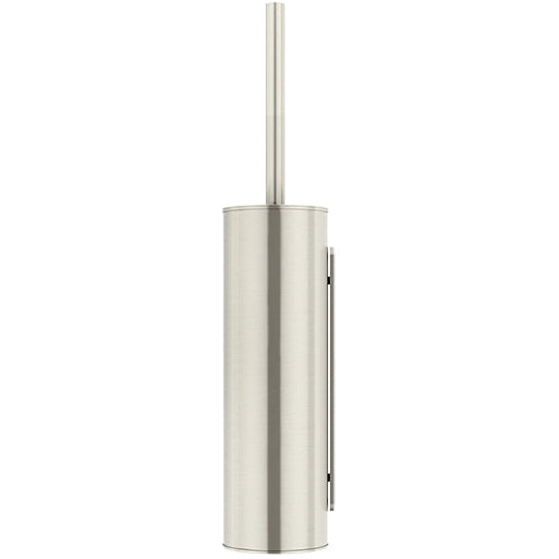 Meir Round Wall Mounted / Floor Standing Toilet Brush & Holder Brushed Nickel MTO02-R-PVDBN_2
