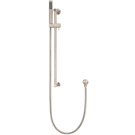 Meir Round Sliding Rail Kit With Single Spray Handset & Elbow Outlet Champagne MZ0402-R-CH_2