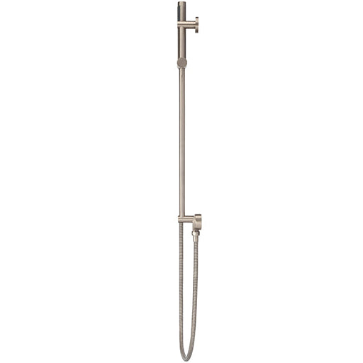 Meir Round Sliding Rail Kit With Single Spray Handset & Elbow Outlet Champagne MZ0402-R-CH_3