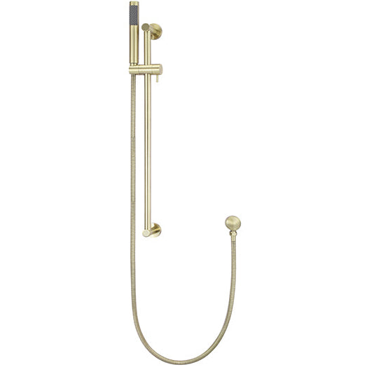 Meir Round Sliding Rail Kit With Single Spray Handset & Elbow Outlet Tiger Bronze MZ0402-R-PVDBB_2