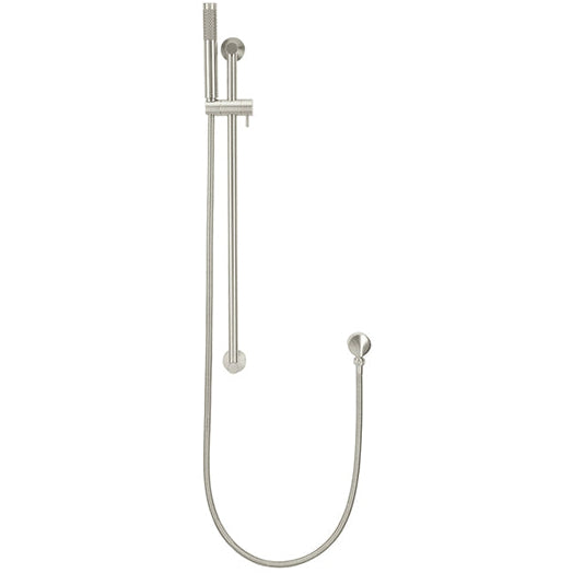 Meir Round Sliding Rail Kit With Single Spray Handset & Elbow Outlet Brushed Nickel MZ0402-R-PVDBN_1