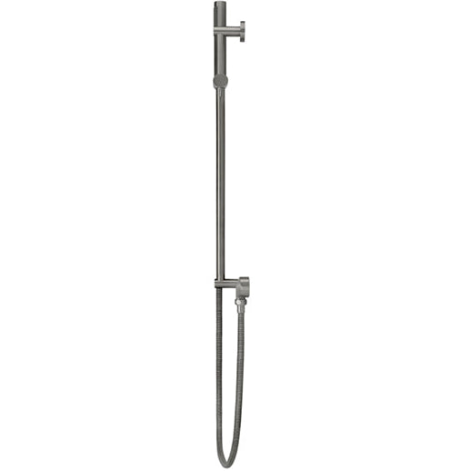 Meir Round Sliding Rail Kit With Single Spray Handset & Elbow Outlet Shadow MZ0402-R-PVDGM_3