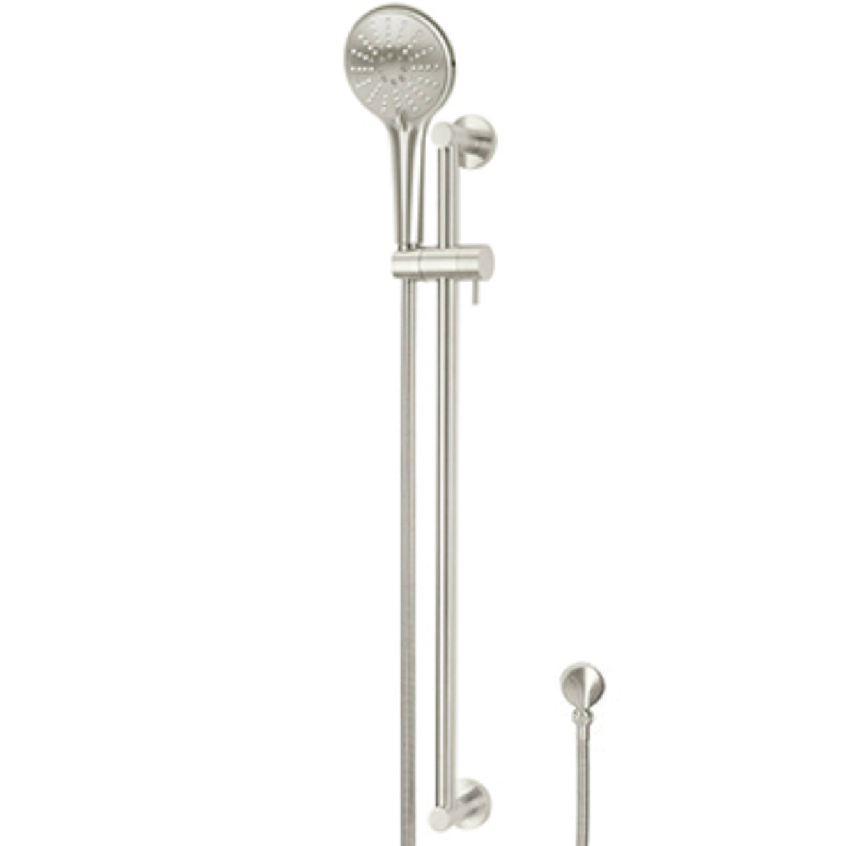 Meir Round Sliding Rail Kit With Three Spray Handset & Elbow Outlet - Brushed Nickel MZ04BN-SET-PVDBN_2