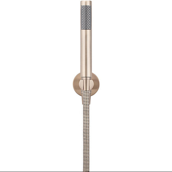Meir Round Elbow Outlet with Holder, Hose & Handset Champagne MZ08-R-CH_2