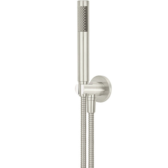 Meir Round Elbow Outlet with Holder, Hose & Handset Brushed Nickel MZ08-R-PVDBN_1