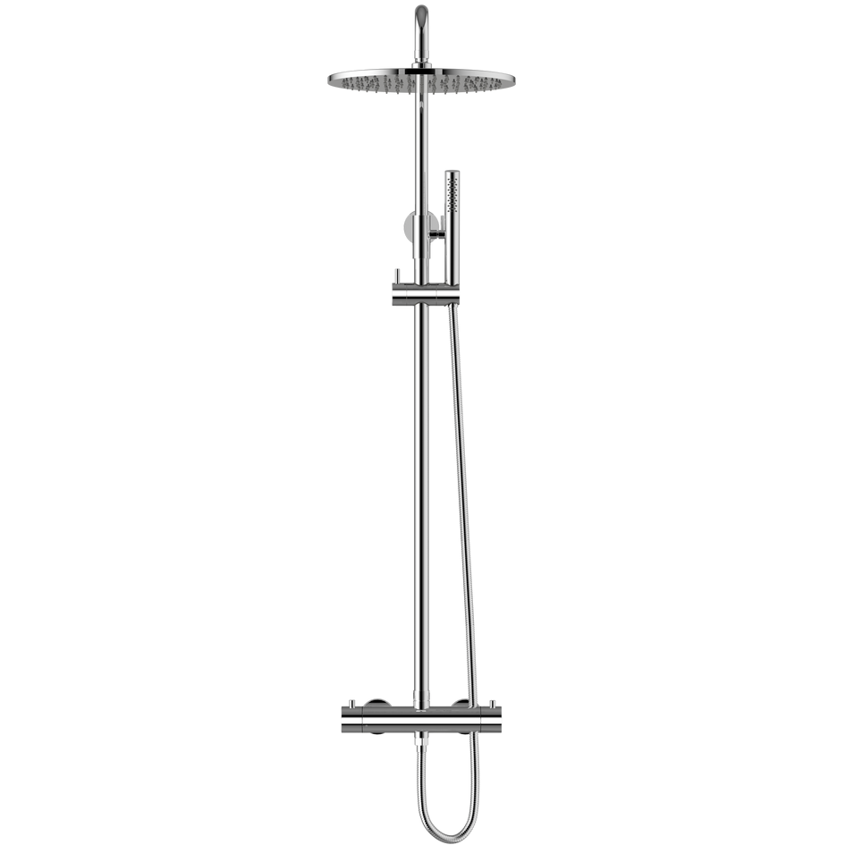 Meir Round 2 Outlet Exposed Thermostatic Shower Set Chrome MZT01N-C_2