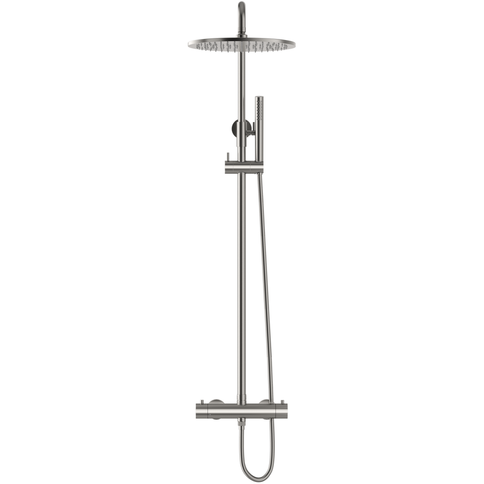 Meir Round 2 Outlet Exposed Thermostatic Shower Set Brushed Nickel MZT01N-PVDBN_2