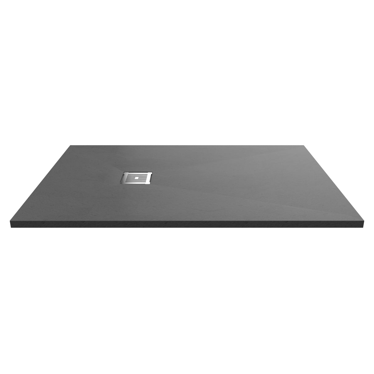 Nuie Slimline Rectangular Shower Tray Grey Slate NLT71034