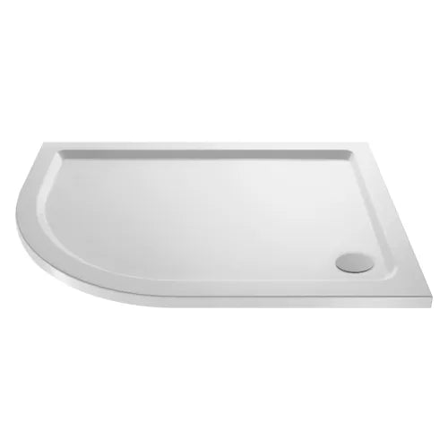 Nuie Pearlstone Offset Quadrant Shower Tray Gloss White NTP103