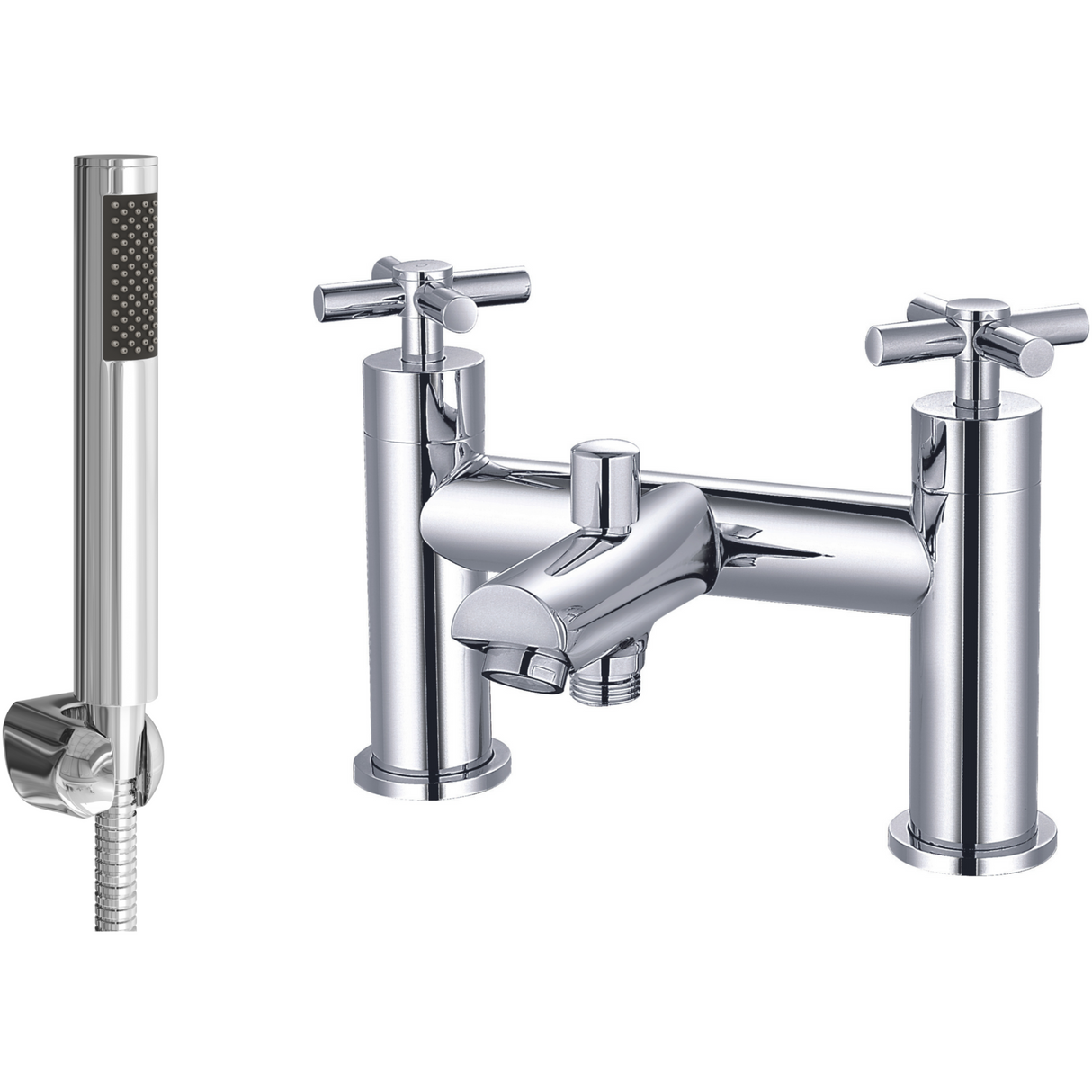 Ellsi Oban Bath Shower Mixer Tap & Shower Kit Chrome OBA-02-CH