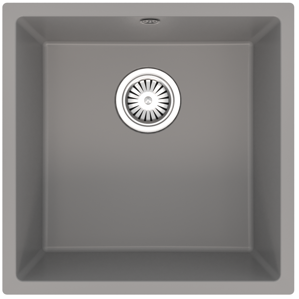 Ellsi Comite 1.0 Bowl Composite Undermount Kitchen Sink Matt Grey 440mm x 440mm MATT GREY PDT-000097_1