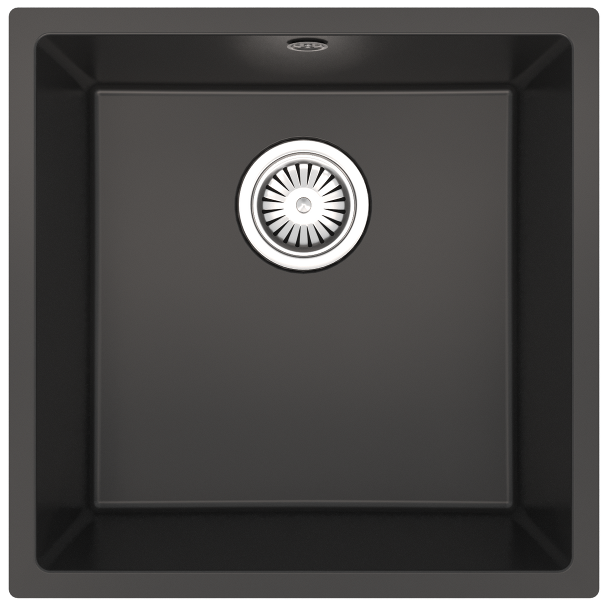 Ellsi Comite 1.0 Bowl Composite Undermount Kitchen Sink Matt Black 440mm x 440mm MATT BLACK PDT-000099_1