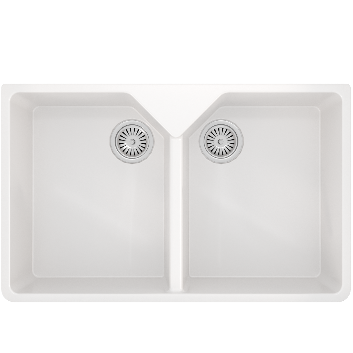 Ellsi Comite 2.0 Bowl Composite Belfast Kitchen Sink Gloss White 800mm x 500mm GLOSS WHITE PDT-000259_1