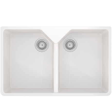 Ellsi Comite 2.0 Bowl Composite Belfast Kitchen Sink Gloss White 800mm x 500mm GLOSS WHITE PDT-000259_1