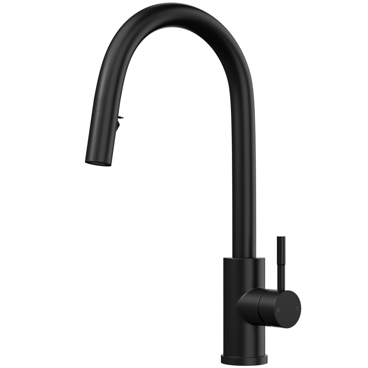 Ellsi Velia Pull-Out Single Lever Kitchen Mixer Tap MATT BLACK VEL-01-MB_1
