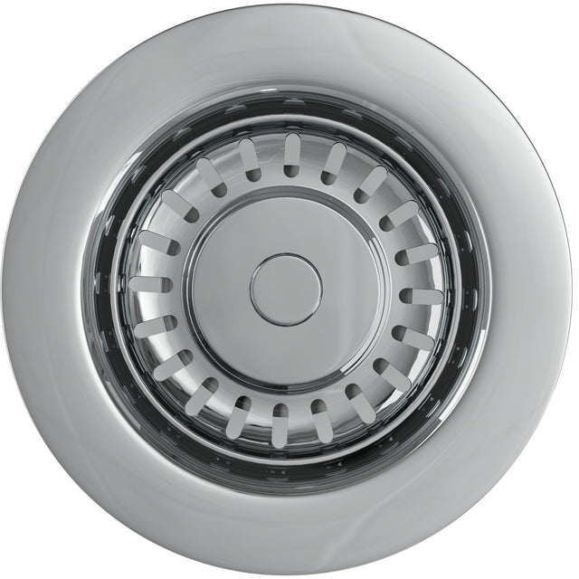 Top-Fix Kitchen Sink Waste Strainer 90mm - Polished Steel PDT-000528_1