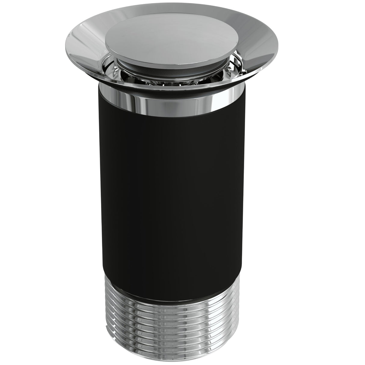 Top-Fix Push Button Click Clack Basin Waste - Unslotted CHROME PDT-000600_1