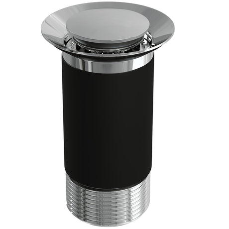 Top-Fix Push Button Click Clack Basin Waste - Unslotted CHROME PDT-000600_1