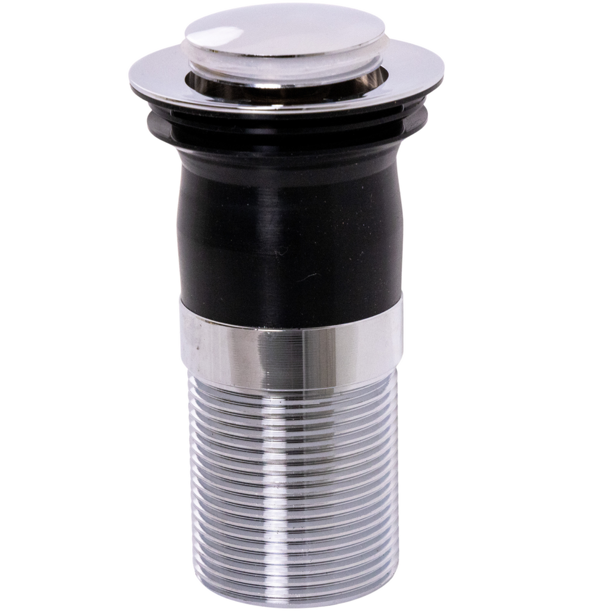 Top-Fix Push Button Click Clack Basin Waste - Unslotted CHROME PDT-000600_2