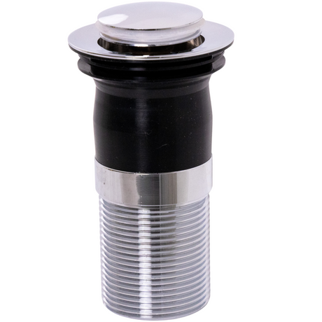 Top-Fix Push Button Click Clack Basin Waste - Unslotted CHROME PDT-000600_2