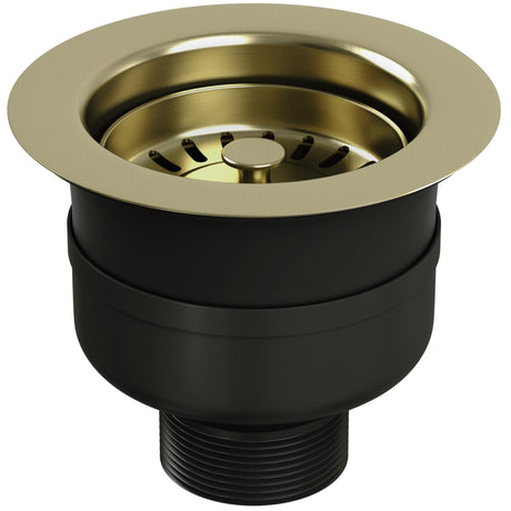 Top-Fix Kitchen Sink Waste Strainer 90mm - Brushed Brass PDT-000738_2